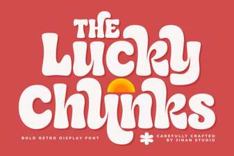 Lucky Chunks: a Bold Font for Creative Projects