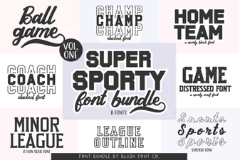 Super Sport Bundle: Modern Fonts for Dynamic Projects