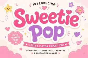 Sweetie Pop Font: Fun and Friendly Typography