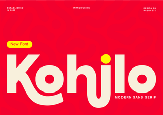 Kohilo Font: Versatile Typography for Modern Design